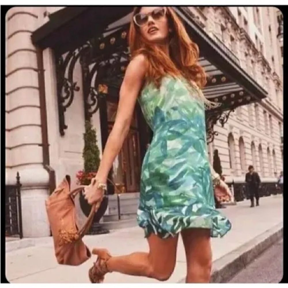 Cabi | Green Castaway Dress 5235 Slip Dress Spaghetti Strap | M